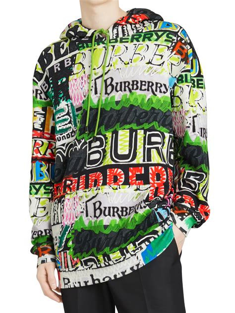 burberry graffiti hoodie replica